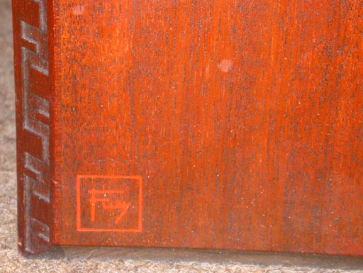 Coffee table designed by Frank Lloyd Wright