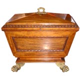 19th Century Mahogany Sarcophagus Wine Cooler