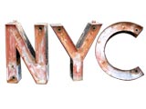 Vintage NYC Letter Sign