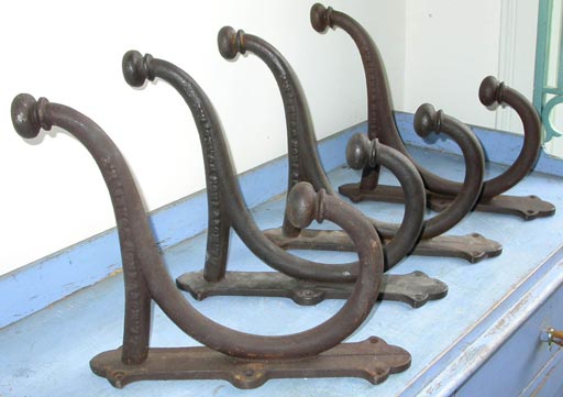 J.T. Mott oversized Iron Hooks