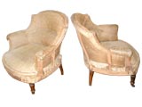 Napoleon III Burlap Chairs Napoleon III Burlap Chairs