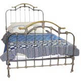 Brass and Steel Bed