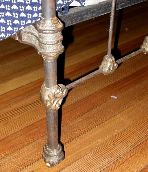 Brass and Steel Bed