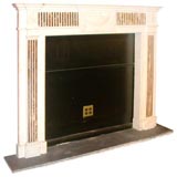 18th Century Statutary and Brocateille Marble Fireplace