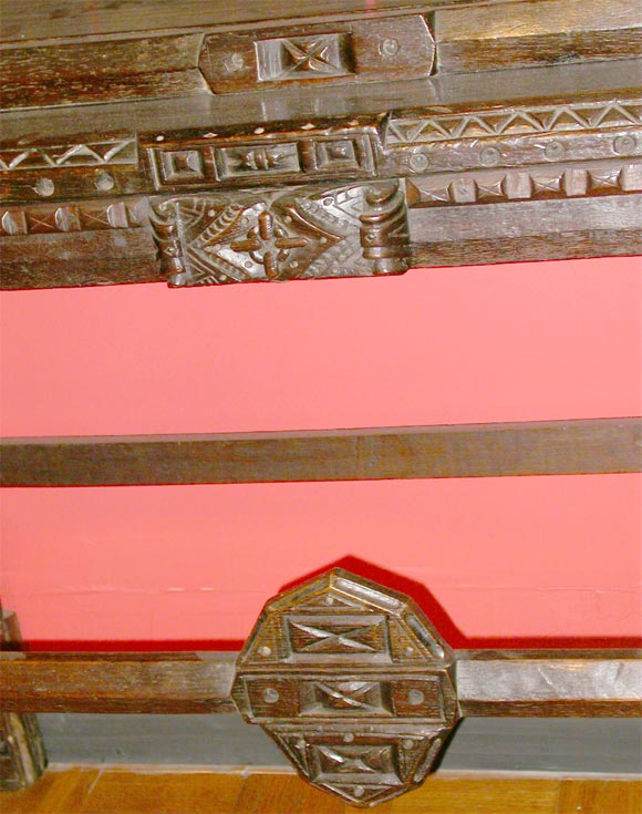Irish Bog Oak Bookshelves With Celtic Carvings 1