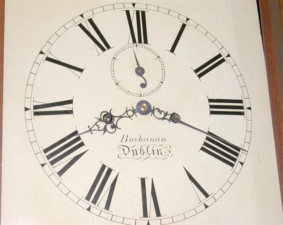 18th Century and Earlier 18th Century Irish Grandfather Clock by Buchanan of Dublin