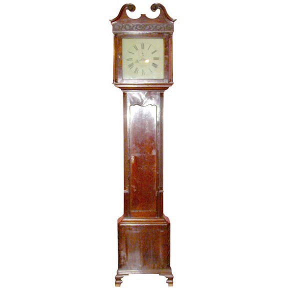 18th Century Irish Grandfather Clock by Buchanan of Dublin