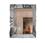 Etched glass mirror Etched glass mirror