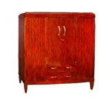 Flamed Mahogany Armoire