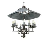 Iron Tolle Chandelier