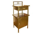 Antique Pair of Brass End Tables