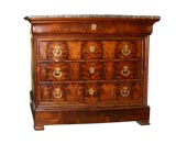 French Louis Phillipe  Marble Topped Commode