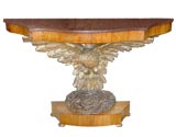 Italian 19th Century Antique Eagle Console