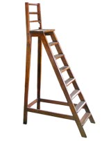 Antique Unusual Library Ladder
