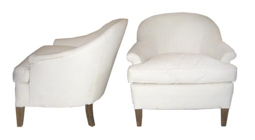 Pair Edwardian Spoon Back Chairs