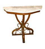 Thonet Marble Top Console