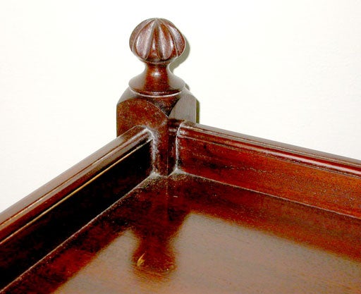 Mahogany 3 tier tea server, of which there are two shown, price quoted is for one server