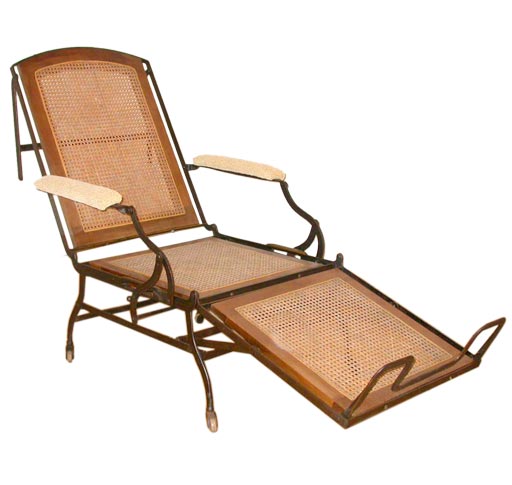 Iron Frame Cane Recliner