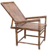 Antique Split Bamboo Arm Chair