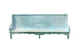 Antique Large Doublesided Railway Station Bench