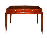 Fine rosewood writing Table by Jean Pascaud