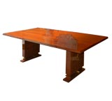Fine Mahogany Dinning Table by Jean Pascaud