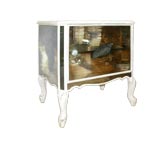 Pair of Mirrored End Tables