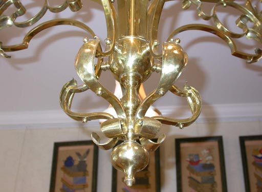 Art Nouveau Chandelier at 1stdibs