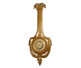 Carved Giltwood Neo-Classical Barometer