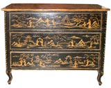 19th century chinoiserie painted commode