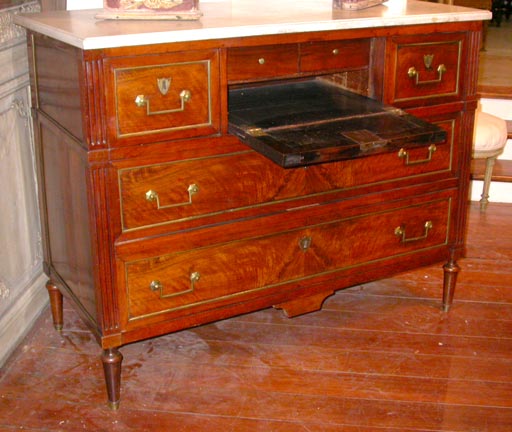 18th century Louis XVl Commode with Fall Front Desk