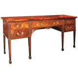Antique George III mahogany sideboard.