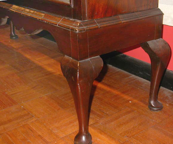 Irish Georgian Mahogany Display Cabinet.