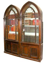 Neo Gothic Library Shelves