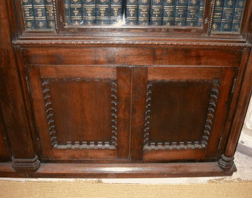 19th Century Neo Gothic Library Shelves