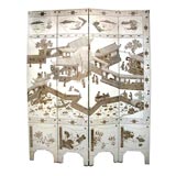 Chinese 8 panel two sided screen