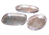 Assorted Silver Plate Serving Trays