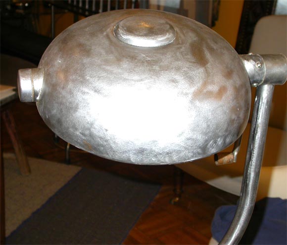Industrial metal standing floor lamp