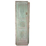 Antique Pair of painted doors with lintel