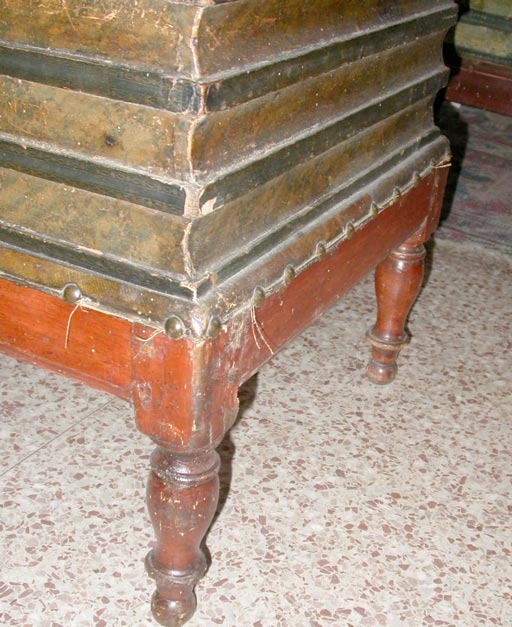 19th Century Faux Book Table with storage