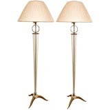 Pair of  Floor Lamps in the Style of Jean Royere