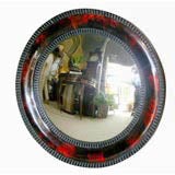 Red Horn Convex Mirror