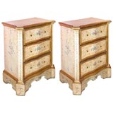 Pair 18th Century Venetian Commodes