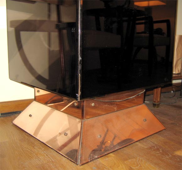 Smoked Mirror Dry Bar For Sale 3