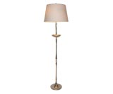 French 1940's silvered floor lamp