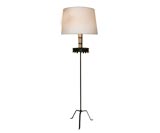 Black iron floor lamp Black iron floor lamp