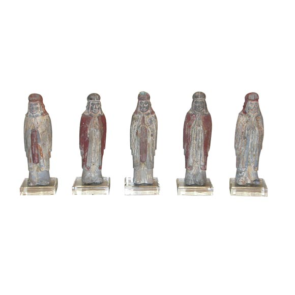 Set of Five Philosophers from the Northern Qi Dynasty