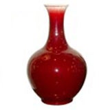 English 19th Century Oxblood Vase