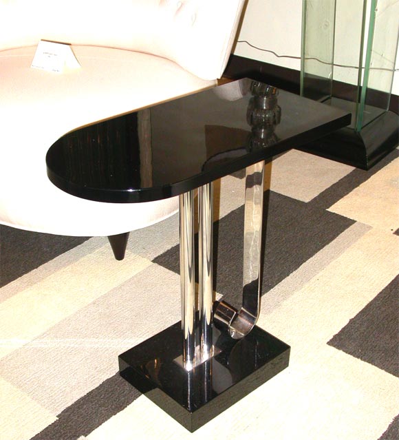 Art Deco Machine Age Occasional Table or Drinks Table by Charles Hardy