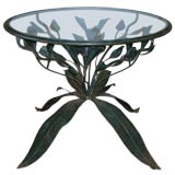 Gorgeous Cala Lilies in Wrought Iron Table